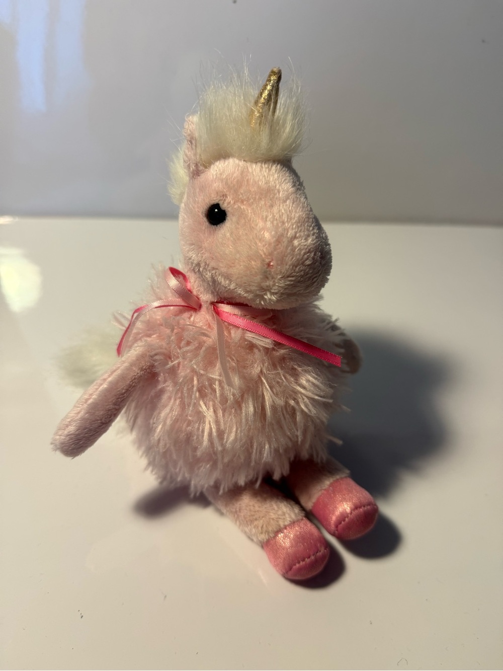 Tiara Pink Puff Unicorn 8 Inch by Douglas